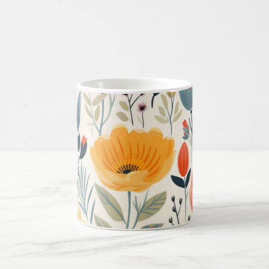 Blume Kaffeetasse (Mittel)
