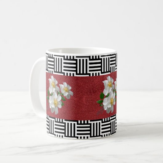 Blume Kaffeetasse (Vorderseite Links)