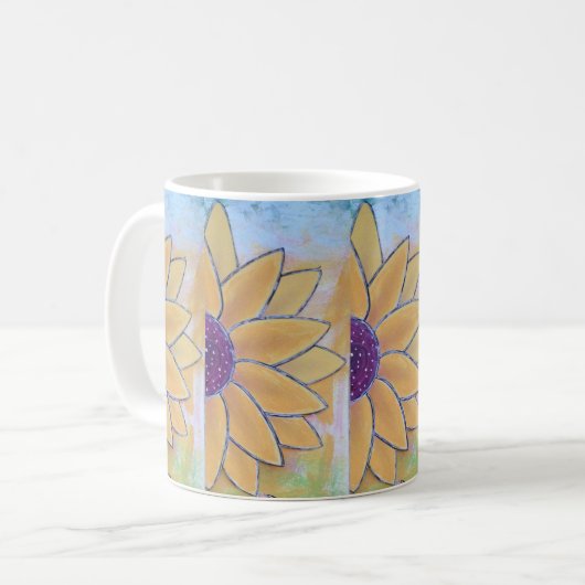 Blume Kaffeetasse (Vorderseite Links)