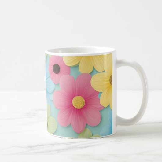Blume Kaffeetasse (Rechts)