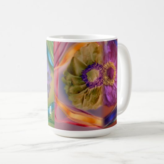 Blume Kaffeetasse (VorderseiteRechts)