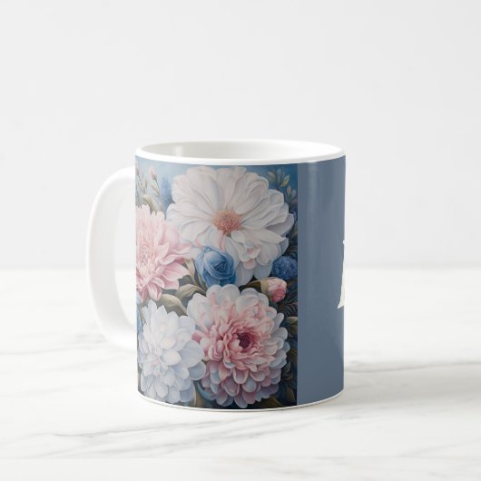 Blume Kaffeetasse (Vorderseite Links)