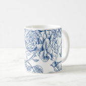 Blume Kaffeetasse (VorderseiteRechts)