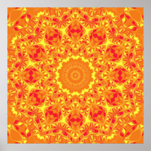 Blume Kaleidoscope Poster