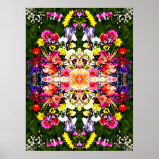 Blume Kaleidoscope Poster
