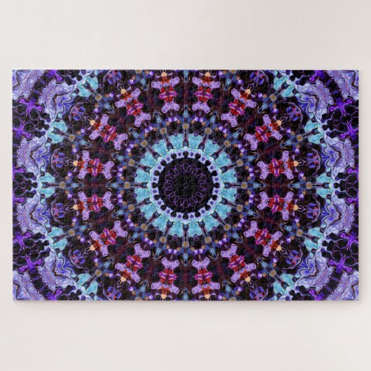 Blume-Kaleidoskop-Puzzle Puzzle (Horizontal)