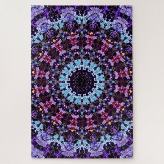 Blume-Kaleidoskop-Puzzle Puzzle (Vertikal)