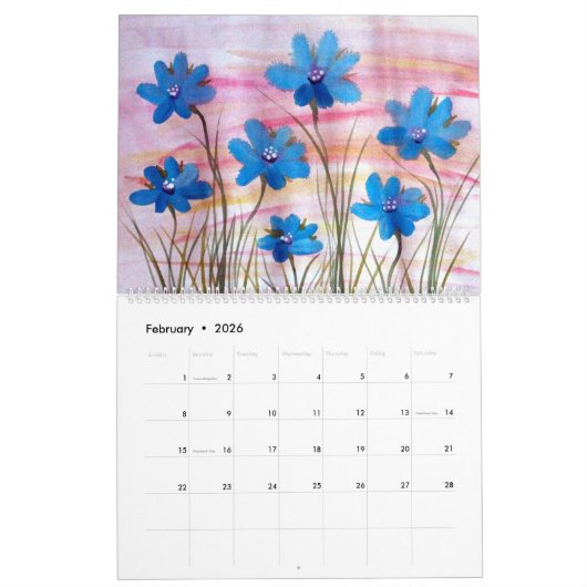 Blume Kalender (Feb 2026)