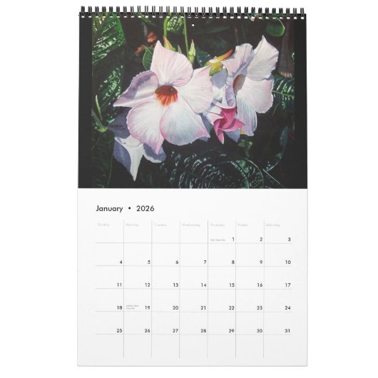 Blume Kalender (Jan 2026)