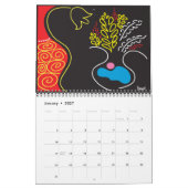 Blume Kalender (Jan 2027)