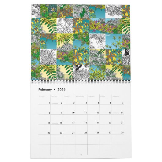 Blume Kalender (Feb 2026)