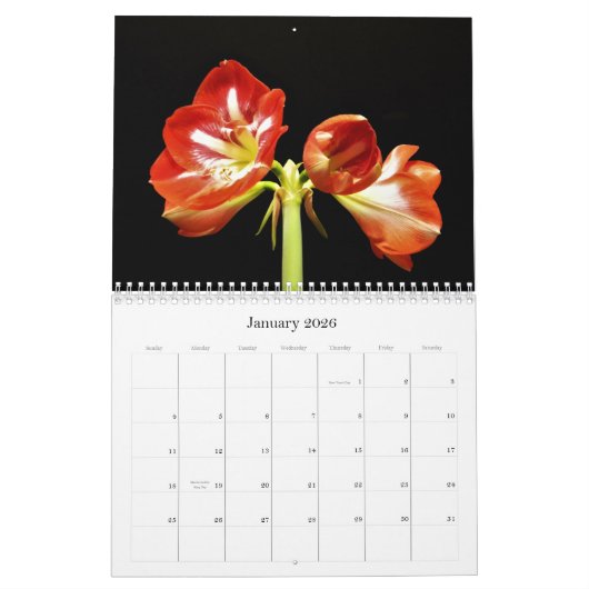Blume Kalender (Jan 2026)