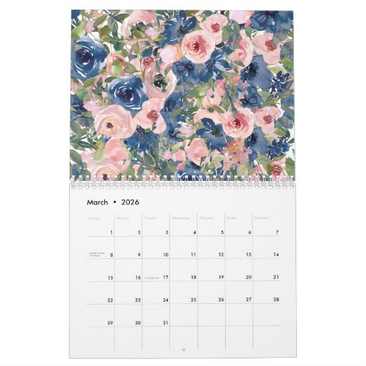 Blume Kalender (Mär 2026)