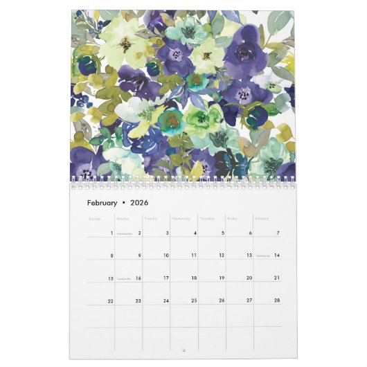 Blume Kalender (Feb 2026)