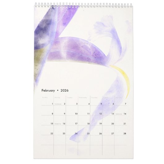 Blume Kalender (Feb 2026)