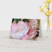 Blume Kamelien Karte (Gelbe Blume)