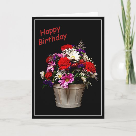 Blume Karte (Vorderseite)