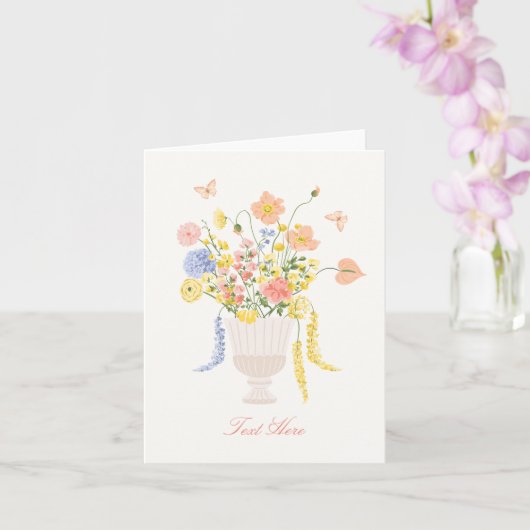 Blume Karte (Orchidee)