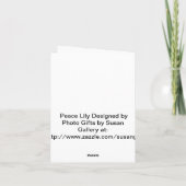 Blume Karte (Rückseite)