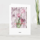 Blume Karte (Rückseite)