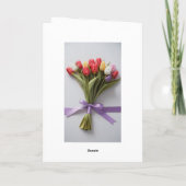 Blume Karte (Rückseite)