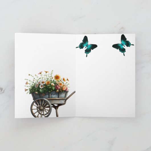 Blume Karte (Innenseite)