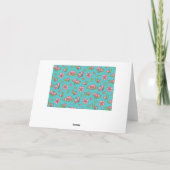 Blume Karte (Rückseite)