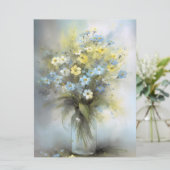Blume Karte (Stehend Vorderseite)