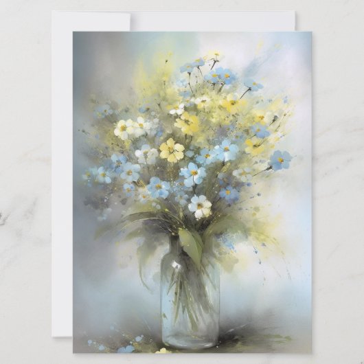 Blume Karte (Vorderseite)