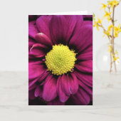 Blume, Karte (Gelbe Blume)