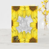 Blume Karte (Gelbe Blume)