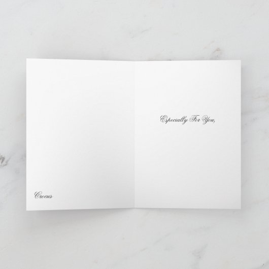 BLUME KARTE (Innenseite)