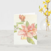 Blume Karte (Gelbe Blume)