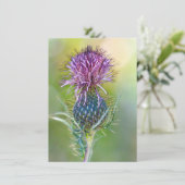 Blume Karte (Stehend Vorderseite)