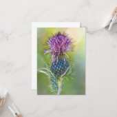 Blume Karte (Vorderseite/Rückseite Beispiel)