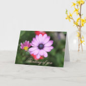 Blume Karte (Gelbe Blume)