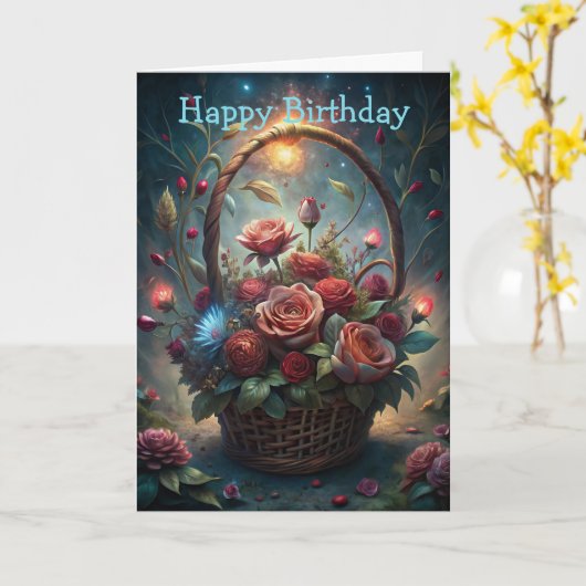 Blume Karte (Gelbe Blume)