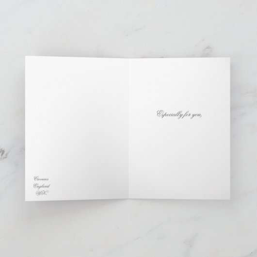 BLUME KARTE (Innenseite)