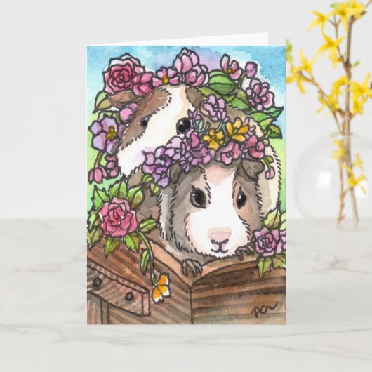 Blume Karte (Gelbe Blume)