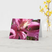 Blume Karte (Gelbe Blume)