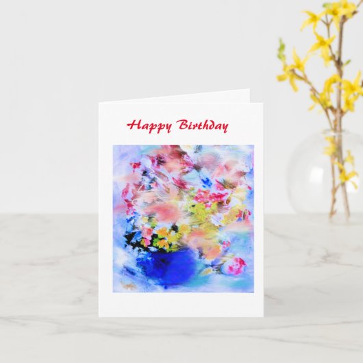 Blume Karte (Gelbe Blume)