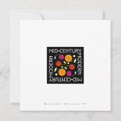 Blume-Karte aus dem Mittelalter Einladung (Rückseite)