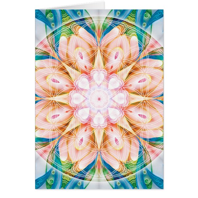 Blume Karte der Lebenmandala-11 (Vorne)