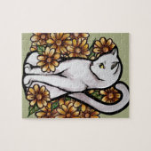 Blume Katzen Puzzle (Horizontal)