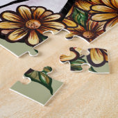 Blume Katzen Puzzle (Seite)