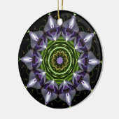 Blume Keramik Ornament (Links)