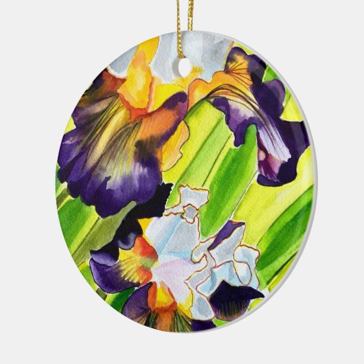 Blume Keramik Ornament (Links)