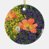 Blume Keramik Ornament (Vorne)