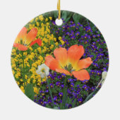 Blume Keramik Ornament (Hinten)