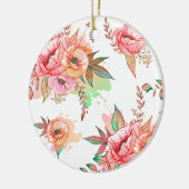 Blume Keramik Ornament (Links)